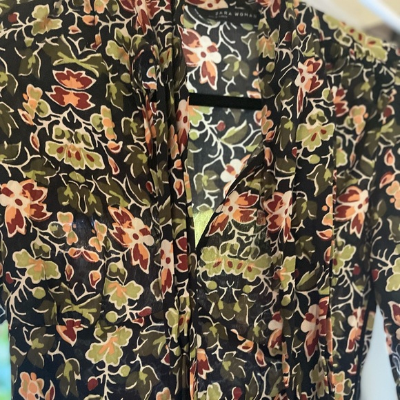 Zara Long-Sleeve Fall/Holiday Dress - Picture 3 of 4